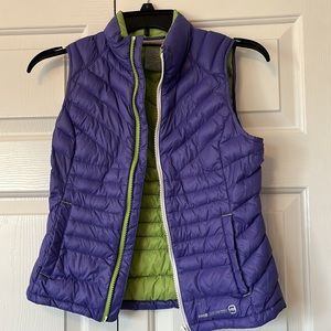 Free Country Purple Quilted Down Vest, size M(10/12)